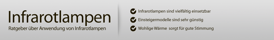 Infrarotlampen